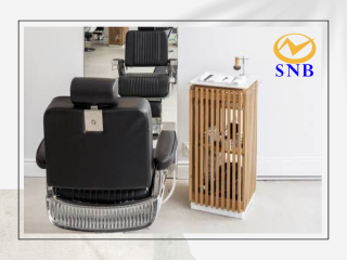 Ghế barber hiện đại: phối cùng không gian tiệm
