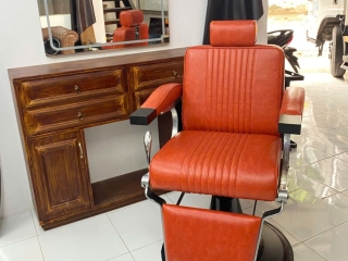 Ghế barber BA-09: bố trí trong khu cắt tóc nam