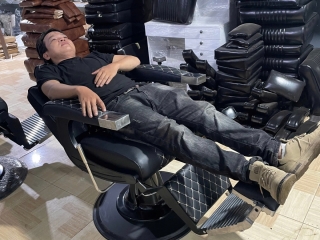 Ghế barber BA-13: so cấu hình theo nhu cầu tiệm