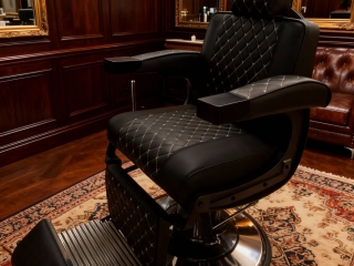 Ghế barber BA-07 Deluxe: đường may và phong cách cổ điển