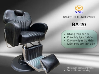 Ghế barber BA-20 từ xưởng: yêu cầu ảnh và quy cách hiện hành