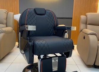 Nệm và đường may ghế barber BA-09: cách kiểm tra tại xưởng