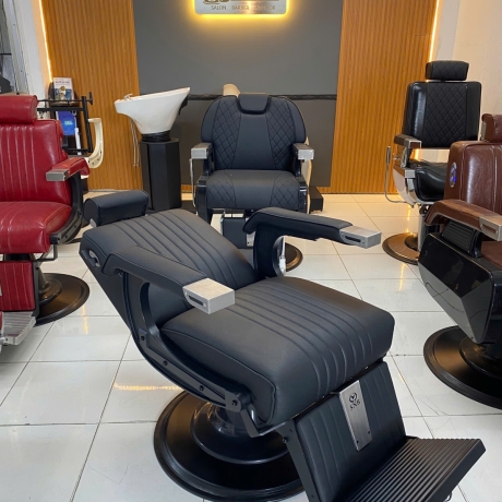 BA-13 Pro gác chân một tầng: tư thế ngồi và thao tác barber