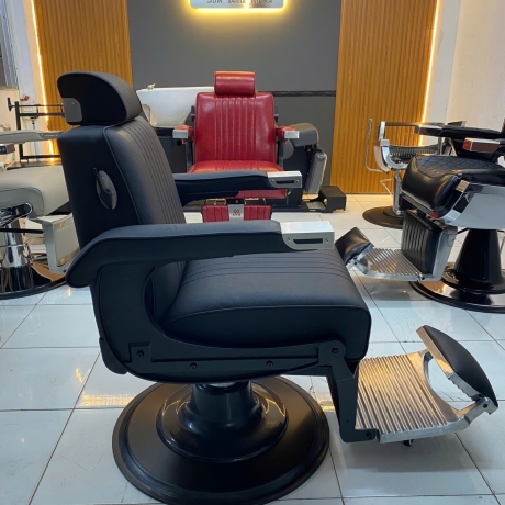 BA-13 Pro: phát triển ghế barber theo nhu cầu tiệm tại xưởng SNB