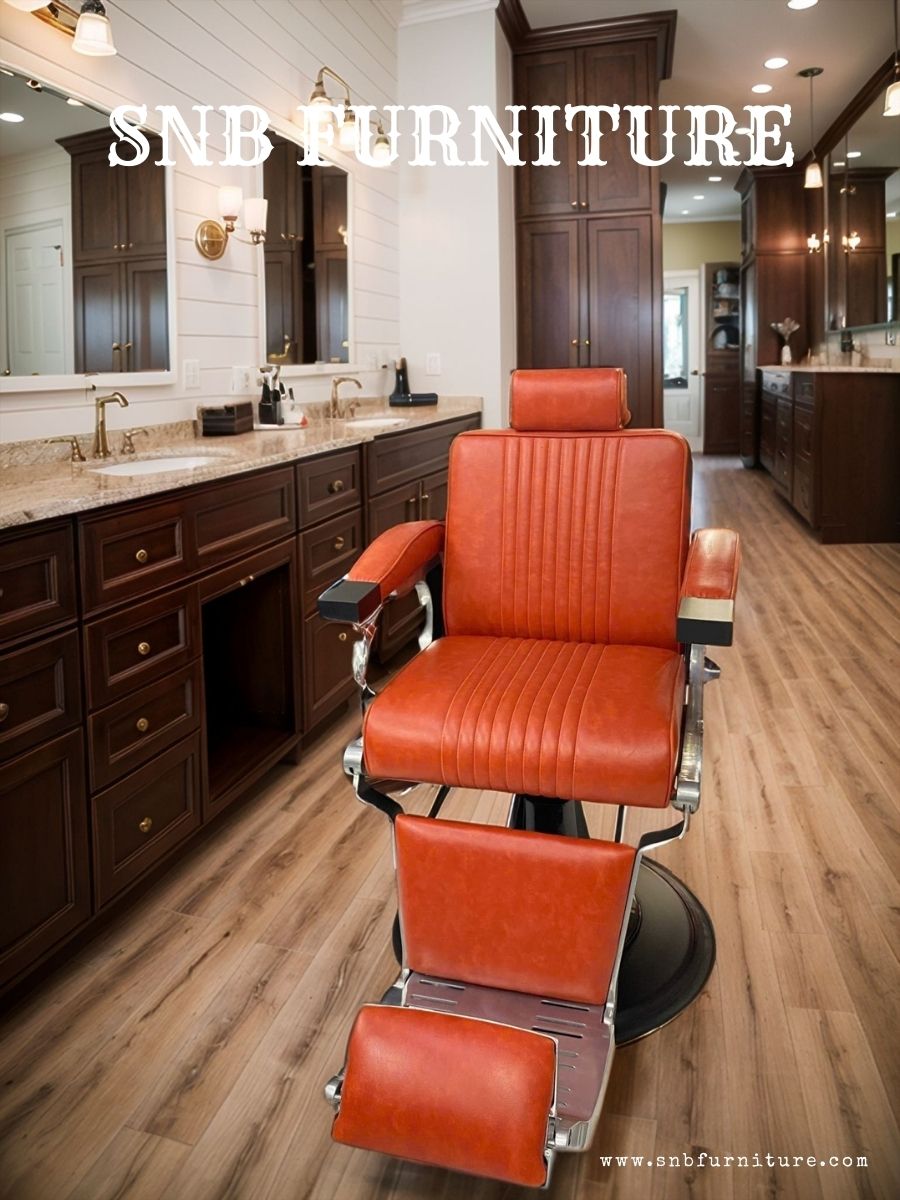 Ghế barber BA-09: bố trí trong khu cắt tóc nam - hình 2