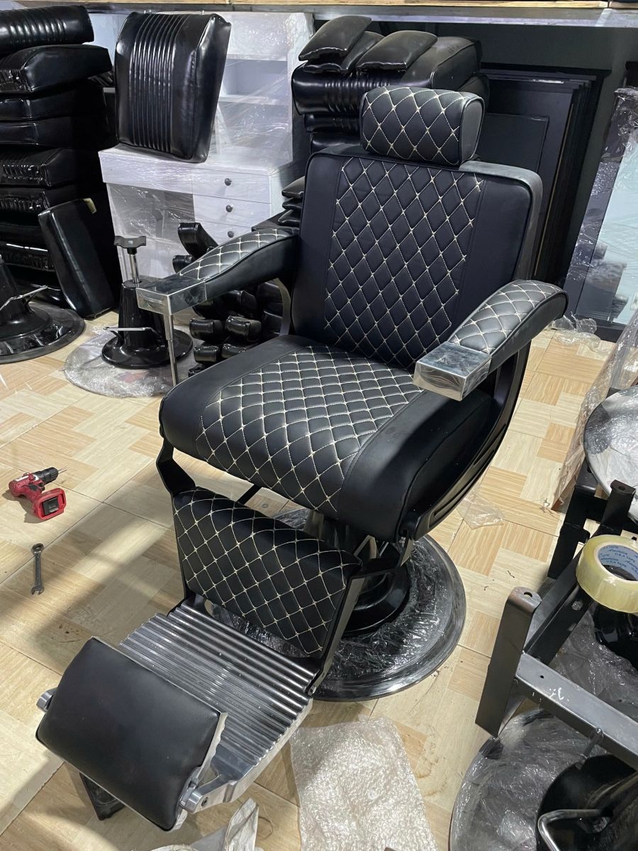 Ghế barber BA-13: so cấu hình theo nhu cầu tiệm - hình 1
