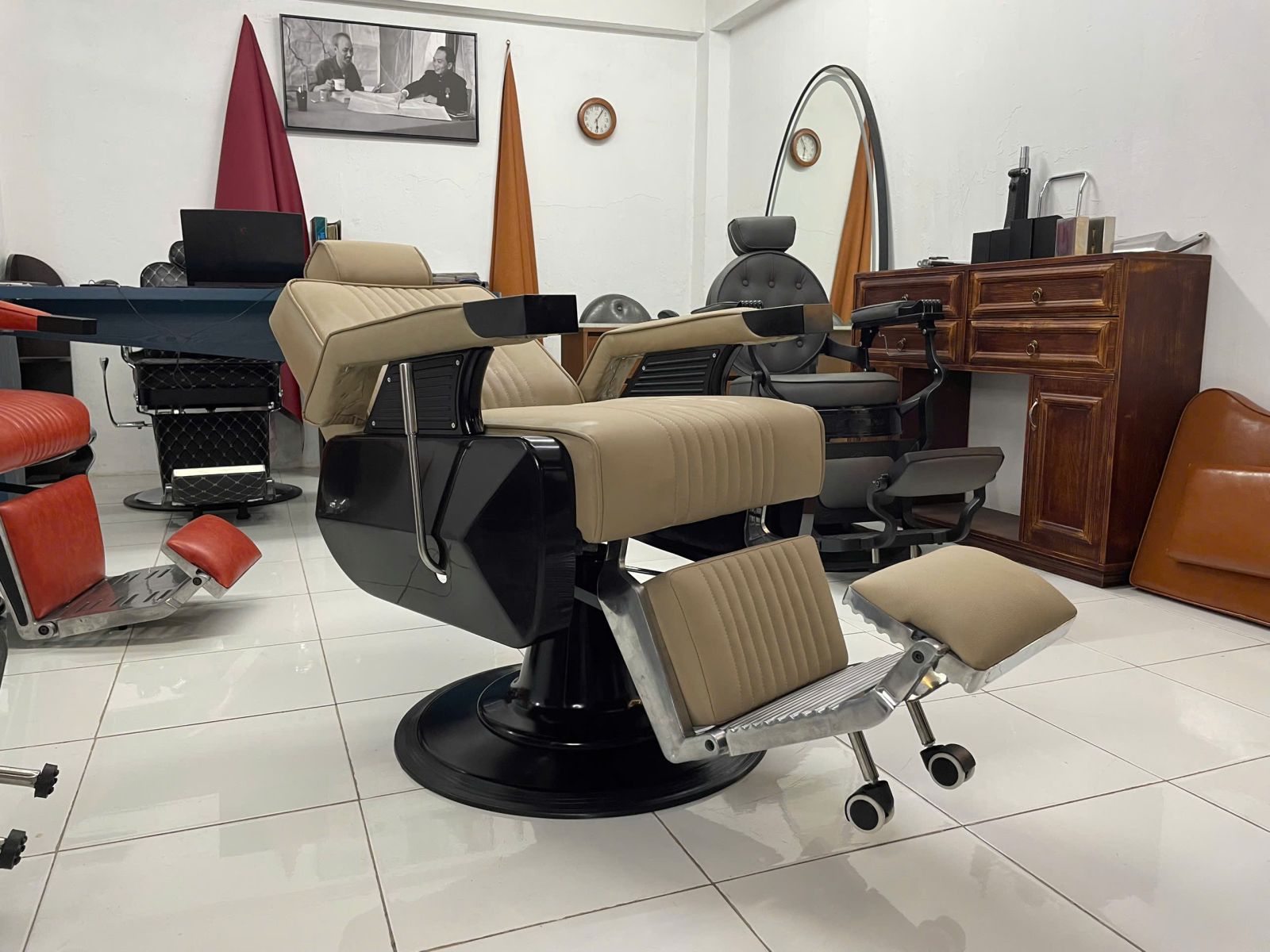 Ghế BA-14 Pro: kiểm tra khi bố trí barbershop - hình 2