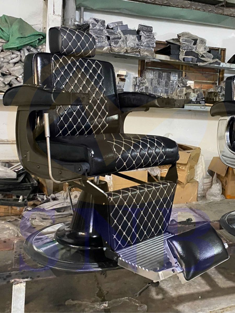 Tùy chỉnh ghế barber BA-13: màu bọc và đường chỉ - hình 1