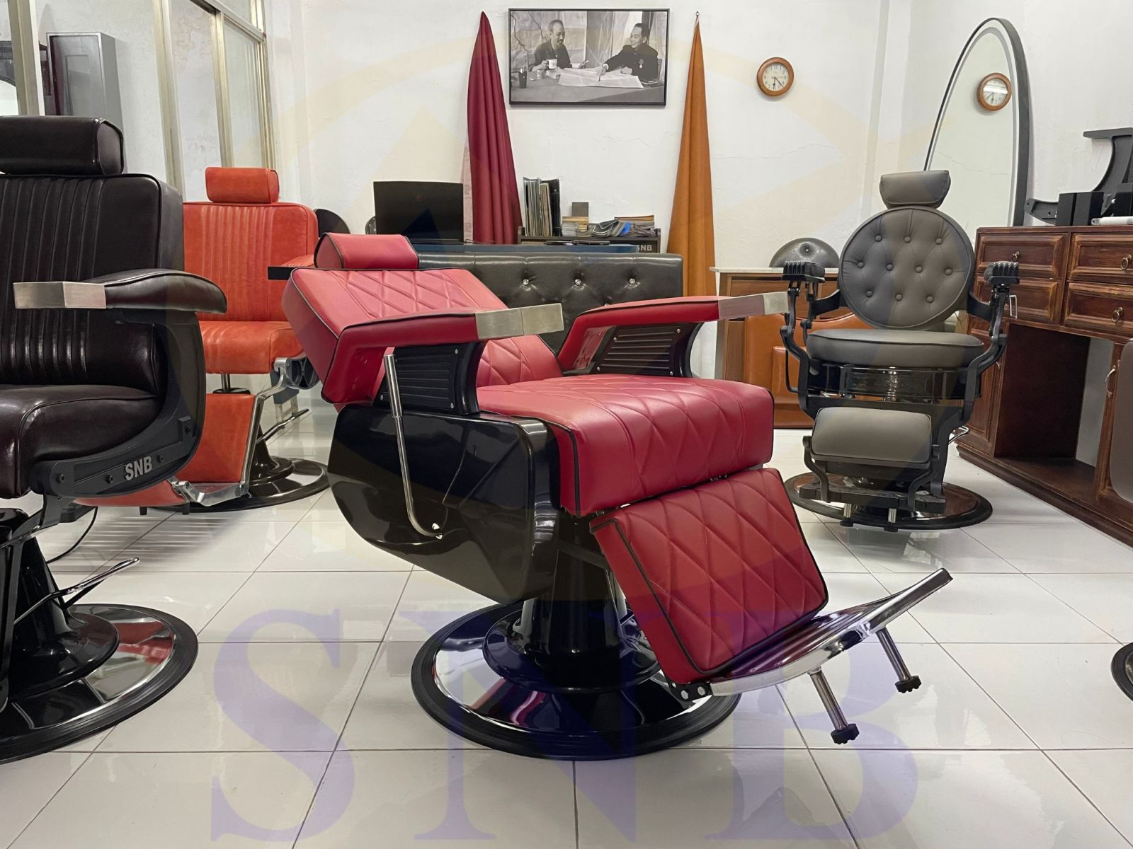 Cách chọn ghế barber: kiểm khung, nệm và cơ cấu - hình 3