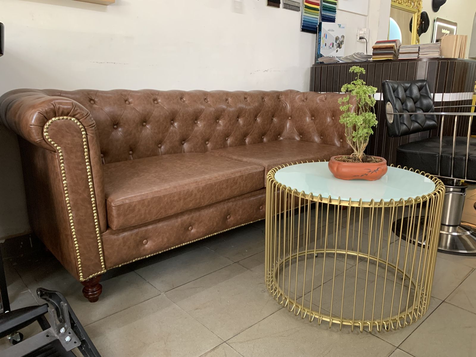 Sofa SNB cho khu chờ: quan sát mẫu và kích thước - hình 1
