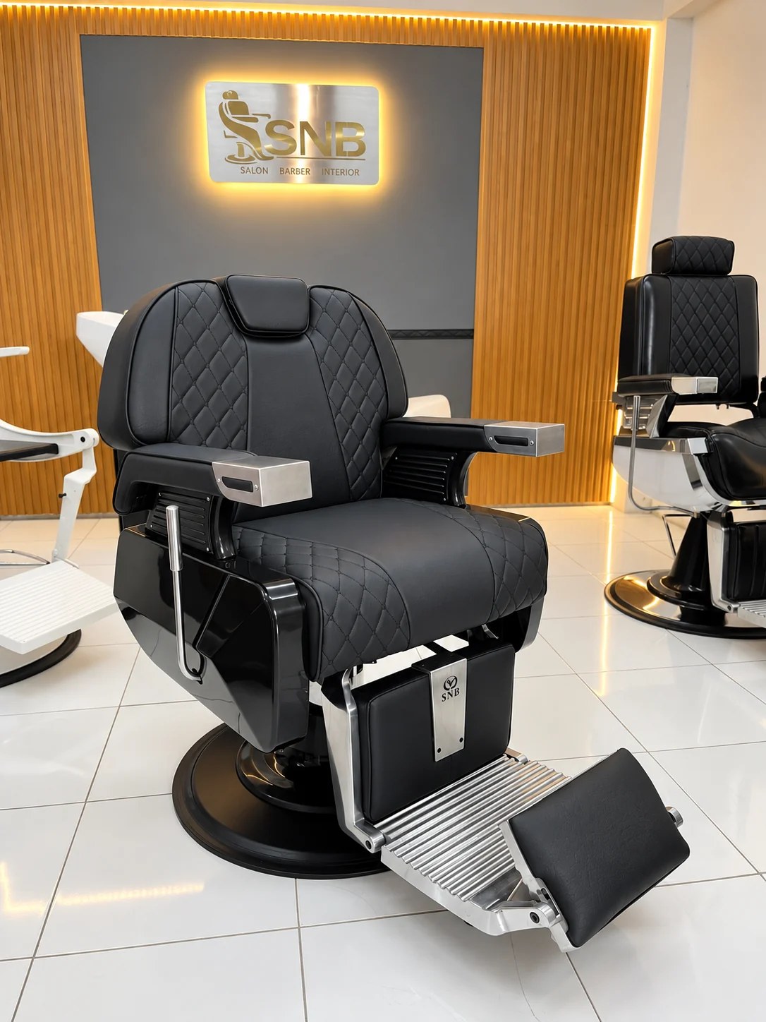 Ghế cắt tóc nam BA-09 tại showroom SNB Furniture